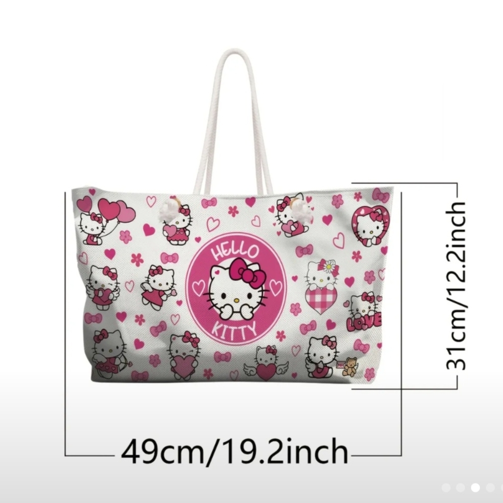 NWOT Hello Kitty White and Pink Tote Bag